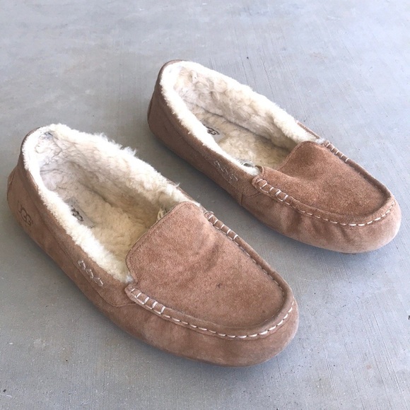 UGG Men’s Ascot Slipper Chestnut Shearling Lined - Picture 2 of 12